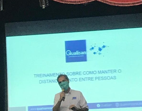 Treinamento com a empresa Qualisan